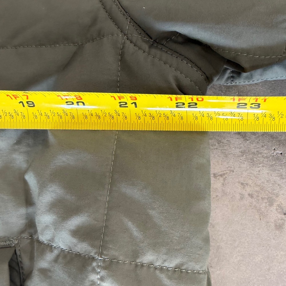 Carhartt Rain Defender Sherpa Lined Quilted Jacket Olive Green OJ6486-W Mens L - Picture 6 of 7